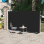 Tenda Laterale Retrattile per Patio 160x300 cm Nera