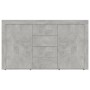 Credenza Grigio Cemento 120x36x69 cm in Legno Multistrato