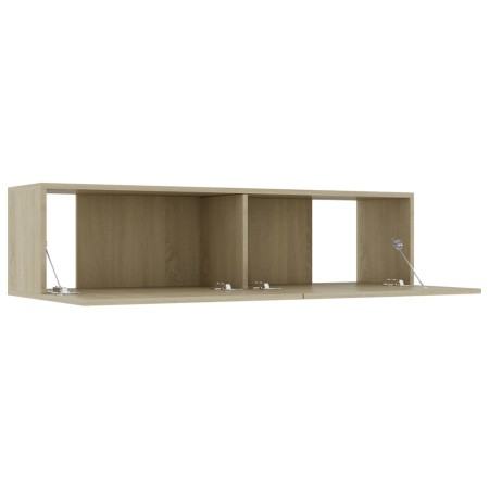 Mobile Porta TV Rovere Sonoma 120x30x30 cm in Legno Multistrato