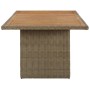 Tavolo da Giardino Marrone 200x100x74 cm in Polyrattan