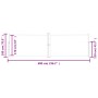 Tenda da Sole Laterale Retrattile Crema 180x600 cm
