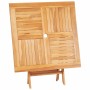 Tavolo da Giardino Pieghevole 85x85x76cm Legno Massello di Teak