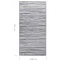 Tappeto da Esterni Grigio 160x230 cm in PP