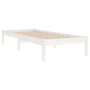 Giroletto Bianco in Legno Massello di Pino 90x200 cm