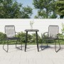 Sedie da Giardino 2pz Nere 58x59x85,5 cm Rattan PVC