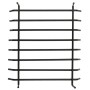 Stufa da Giardino con Attizzatoio 38x38x122 cm Acciaio