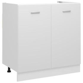 Mobile Sottolavello Bianco 80x46x81,5 cm Legno Multistrato