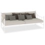 Telaio Divano Letto Bianco in Metallo 90x200 cm