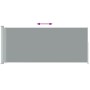 Tenda Laterale Retrattile per Patio 180x500 cm Grigia