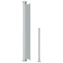 Tenda Laterale Retrattile per Patio 180x500 cm Grigia