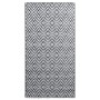 Tappeto da Esterni Bianco e Nero 190x290 cm in PP