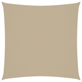 Parasole a Vela in Tela Oxford Quadrato 3,6x3,6 m Beige