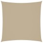 Parasole a Vela in Tela Oxford Quadrato 3,6x3,6 m Beige