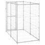Gabbia per Cani da Esterno in Acciaio Zincato 110x220x180 cm