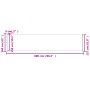 Tenda Laterale Retrattile per Patio 600x160 cm Crema
