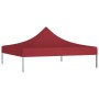 Tetto per Tendone per Feste 3x3 m Rosso Borgogna 270 g/m²