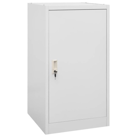 Armadio Porta Sella Grigio Chiaro 53x53x105 cm in Acciaio