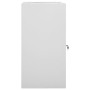 Armadio Porta Sella Grigio Chiaro 53x53x105 cm in Acciaio