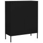 Armadietto Nero 80x35x101,5 cm in Acciaio