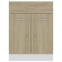 Armadio Inferiore Cassetto Rovere Sonoma 60x46x81,5 Multistrato