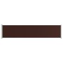 Tenda Laterale Retrattile per Patio 140x600 cm Marrone
