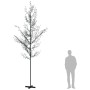 Albero di Ciliegio con 672 LED Bianco Caldo 400 cm