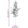 Albero di Ciliegio con 672 LED Bianco Caldo 400 cm