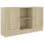 Credenza Rovere Sonoma 120x30,5x70 cm in Legno Multistrato