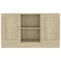 Credenza Rovere Sonoma 120x30,5x70 cm in Legno Multistrato