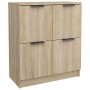 Credenza Rovere Sonoma 60x30x70 cm in Legno Multistrato