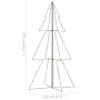 Albero di Natale a Cono 300 LED per Interni Esterni 120x220 cm