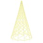 Albero di Natale Pennone Bianco Caldo 1400 LED 500 cm