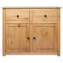 Credenza 93x40x80 cm in Legno Massello di Pino Panama Range