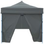 Tenda Pieghevole Pop-Up con 8 Pareti Laterali 3x9 m Antracite