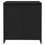 Credenza Nera 70x41x75 cm in Legno Multistrato