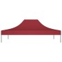 Tetto per Tendone per Feste 4x3 m Rosso Borgogna 270 g/m²