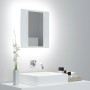 Specchio da Bagno con LED Bianco 40x12x45 cm in Acrilico