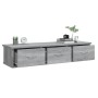 Mobile a Muro Grigio Sonoma 88x26x18,5 cm in Legno Multistrato