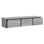 Mobile a Muro Grigio Sonoma 88x26x18,5 cm in Legno Multistrato