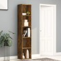 Libreria Rovere Fumo 40x30x189 cm in Legno Multistrato