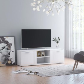 Mobile Porta TV Bianco 120x34x37 cm in Legno Multistrato