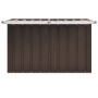 Baule da Giardino Marrone 109x67x65 cm