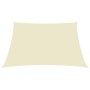 Parasole a Vela Oxford Rettangolare 3,5x4,5 m Crema
