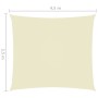 Parasole a Vela Oxford Rettangolare 3,5x4,5 m Crema