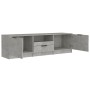 Mobile per TV Grigio Cemento 140x35x40cm Legno Multistrato