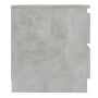 Comodini 2pz Grigio Cemento 50x39x43,5 cm in Legno Multistrato