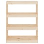 Libreria/Divisorio 80x30x103,5 cm in Legno Massello di Pino