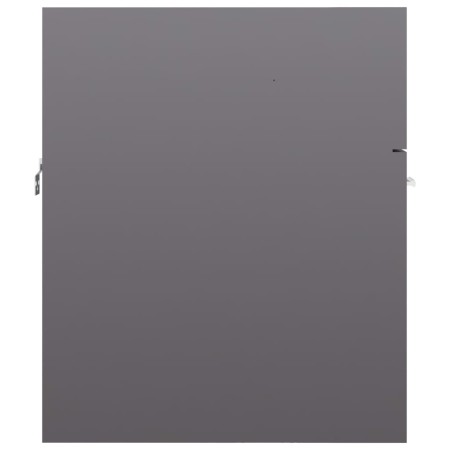 Mobile Sottolavabo Grigio Lucido 41x38,5x46cm Legno Multistrato