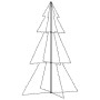 Albero di Natale a Cono 240 LED per Interni Esterni 118x180 cm