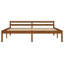 Giroletto Marrone Miele in Legno Massello di Pino 160x200 cm